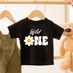Wild ONE Daisy 1. Geburtstag Baby T-shirt