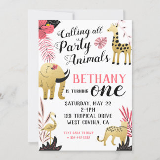 Wild One - Einladung zum ersten Geburtstag