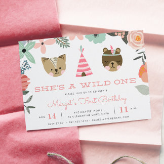 Wild One | Einladung zum ersten Geburtstag