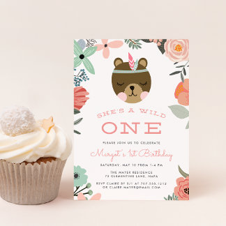 Wild One | Einladung zum ersten Geburtstag