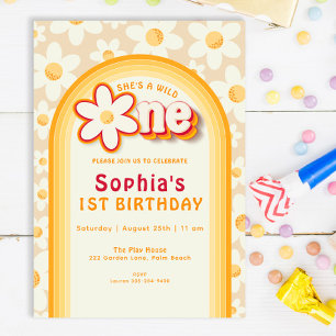Wild One - Einladung zum ersten Geburtstag Boho