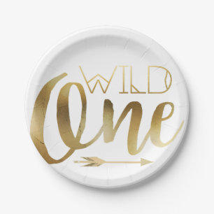 Wild One   Erste Geburtstagspartei Pappteller