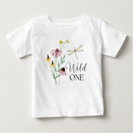 Wild One - Erstes florales Shirt zum Geburtstag