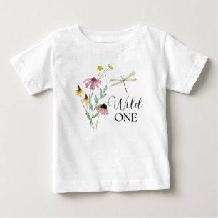 Wild One - Erstes florales Shirt zum Geburtstag