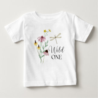 Wild One - Erstes florales Shirt zum Geburtstag