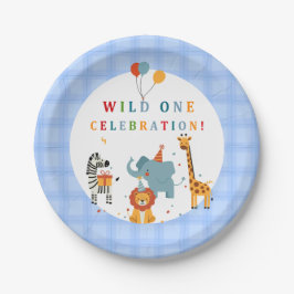 Wild One First Birthday Pappteller