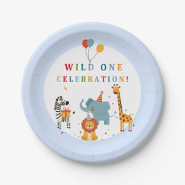 Wild One First Birthday Pappteller