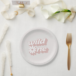 Wild One First Birthday Party Plate Pappteller
