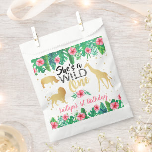 Wild One Girls Erste Geburtstagsparty Geschenktütchen