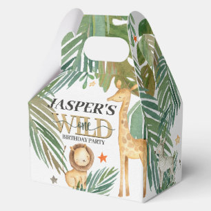🎉🌿 Wild One Gold Grüne Geburtstagsgeschenkboxen Geschenkschachtel