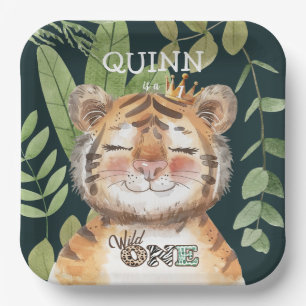 Wild One Jungle Animals Safari 1. Geburtstag Pappteller
