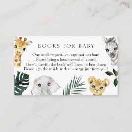 Wild One Jungle Books for Baby Begleitkarte