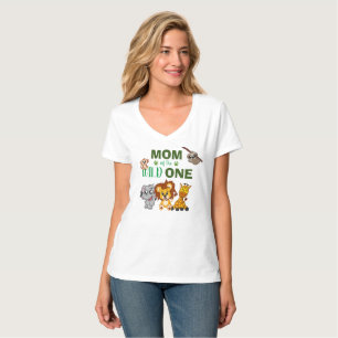 Wild One Jungle Safari 1. Geburtstag Mama T-Shirt