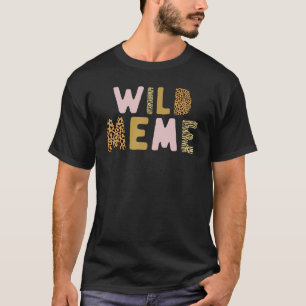 Wild One Meme zwei wilde Geburtstagsoutfit Zoo Bir T-Shirt