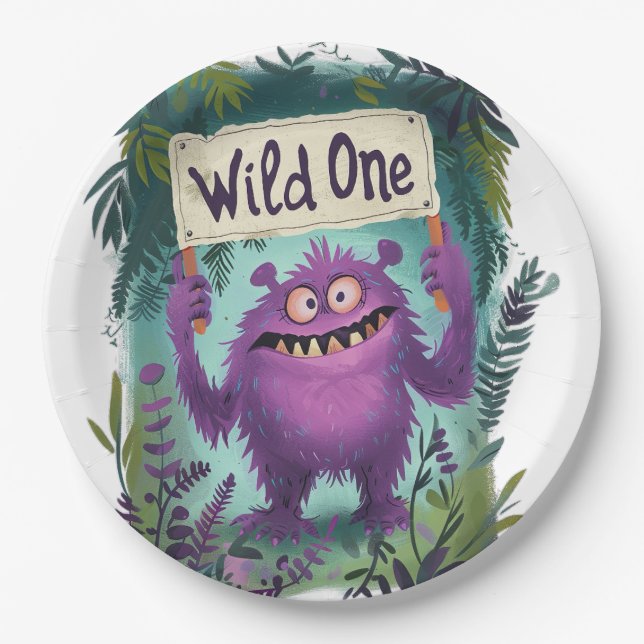 Wild One Pappteller (Vorderseite)