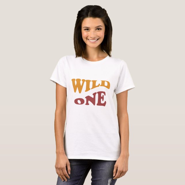 Wild One Retro T-Shirt (Vorne ganz)