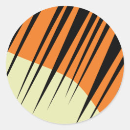 Wild One Safari 1. Geburtstag Party Kind Runder Aufkleber