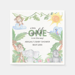 Wild One Safari Baby Shower Napkins Serviette