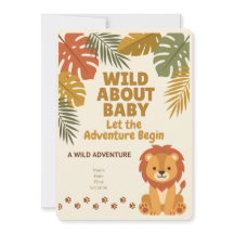 Wild One Safari | Babyparty-Einladung