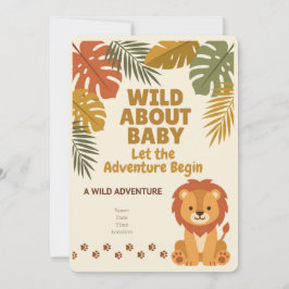 Wild One Safari | Babyparty-Einladung Einladung