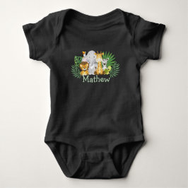 Wild-One-Safari-Dschungel Tropenwald Baby Strampler