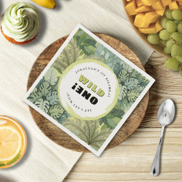 Wild One Safari Geburtstagspapier Napkin Serviette