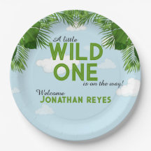 Wild One Safari Jungle Baby Shower Teller