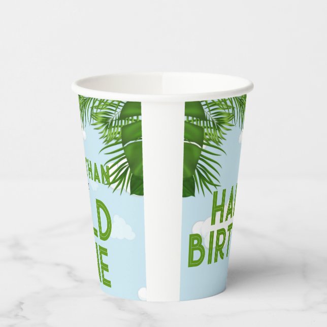 Wild One Safari Jungle Party Paper Napkins Pappbecher (Links)