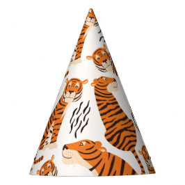 Wild One Safari Jungle Tiger Party Hat Partyhütchen