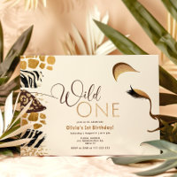 Wild One Safari Löwe geschlechtsneutraler Geburtst