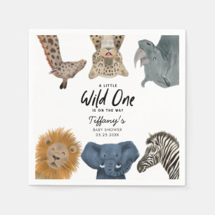 Wild One Safari Thema Kinderdusche Serviette