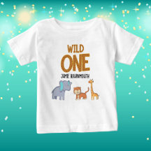 Wild One Safari Theme Boys 1. Geburtstag