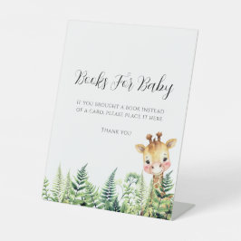 Wild-One-Safari-Tierbücher für Baby Sockelschild