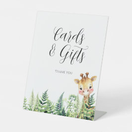 Wild One Safari Tierkarten Geschenke Sockelschild