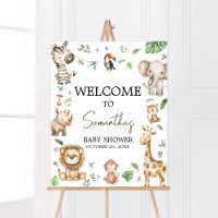 Wild One Safari Welcome Baby Dusche