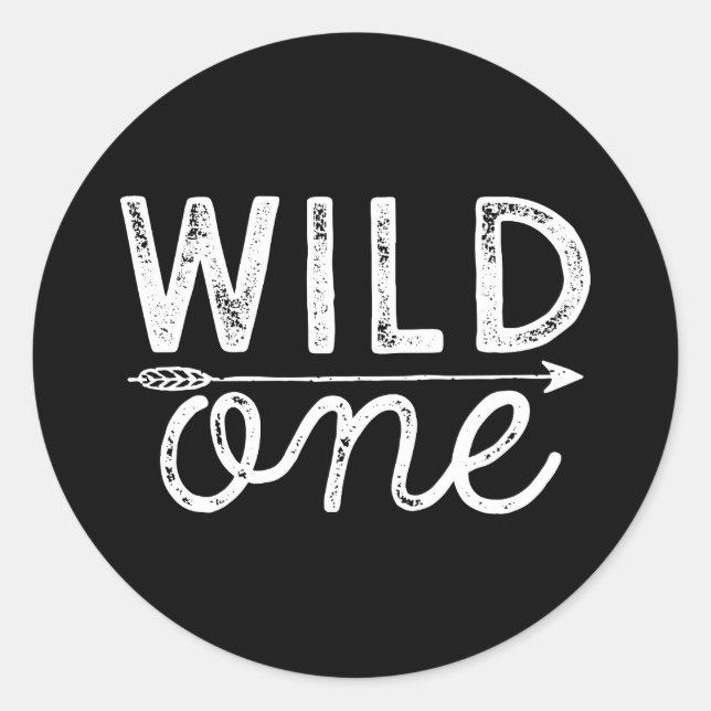 Wild One Sticker (Vorderseite)