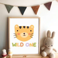 Wild One Tiger Baby Kinderzimmer