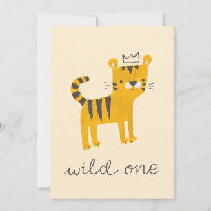 Wild One Tiger Cat Karte