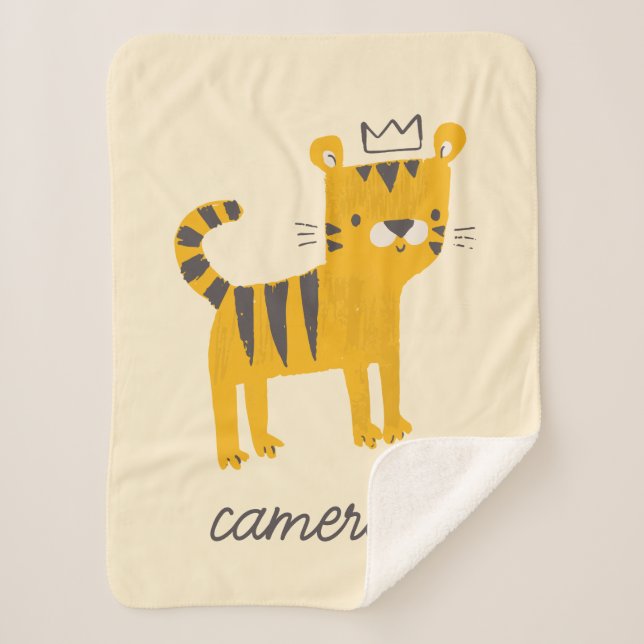 Wild One Tiger Cat Sherpadecke (Vorderseite)