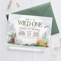 Wild One Woodland Abenteuer jedes Alters Geburtsta