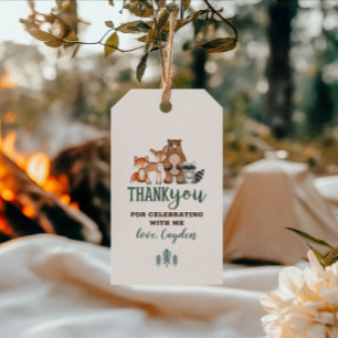 Wild One Woodland Animal First Geburtstag Gunst Ge Geschenkanhänger