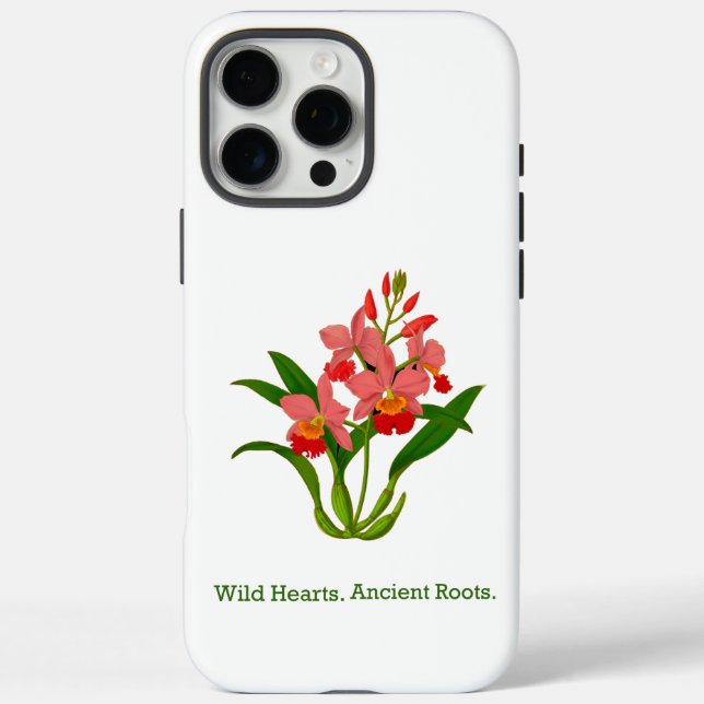 Wild Orchid Bloom Case-Mate iPhone Hülle (Rückseite)