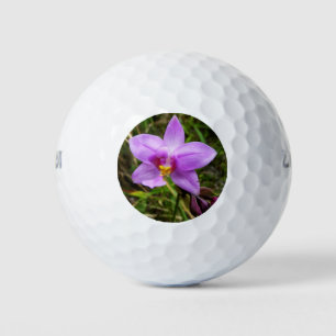 Wild Orchid Lila tropische Blume Golfball
