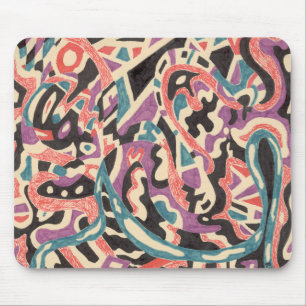 Wild, originell abstrakt mousepad