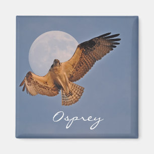 Wild Osprey & Super Moon Foto Design Magnet