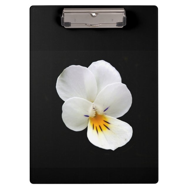 Wild Pansy Clipboard Klemmbrett (Vorderseite)
