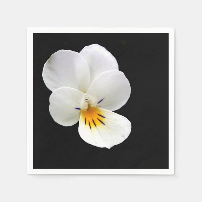 Wild Pansy Paper Napkins Serviette (Vorderseite)