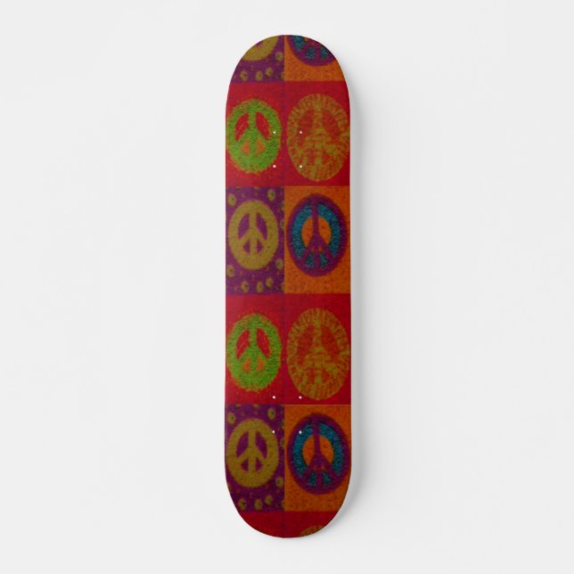 Wild Peace Signs ~ Skateboard Retro (Vorne)