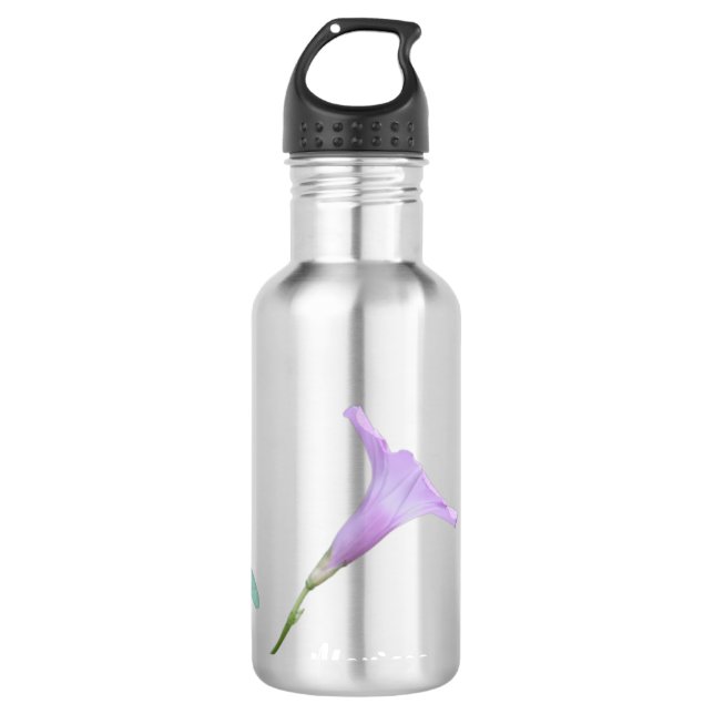 Wild Petunia Bloom, Personalisiert Edelstahlflasche (Vorderseite)