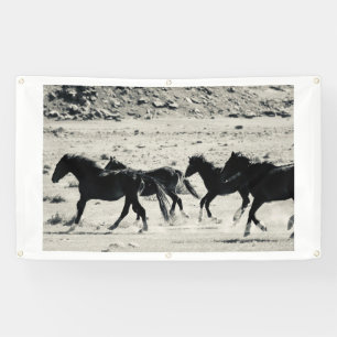 WILD PFERDE VON UTAH BANNER MIT WAHLMASSNAHMEN